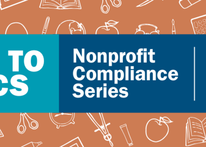 Back to Basics Nonprofit Compliance Series 