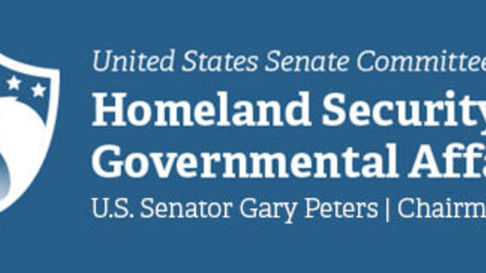 Peters to Convene Senate Homeland Security and Governmental Affairs Committee 